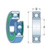 SKF 6004-2RSHTN9/C4HT guličkové ložisko