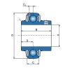 ZKL UC 205-014-3L upínacie ložisko