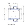 SKF YEL 207-2DW/AG (YELAG 207) upínacie ložisko