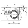 INA KGHK 16-B-PP-AS lineárne guličkové ložisko