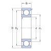 SKF W 6201 nerezové guličkové ložisko