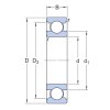 SKF W 6201 nerezové guličkové ložisko