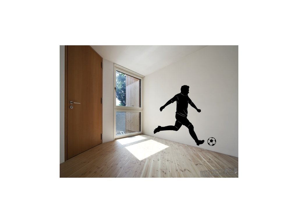 Fotbalista (Barva 070 - Černá, Velikost 80x100cm, Varianta Levá)