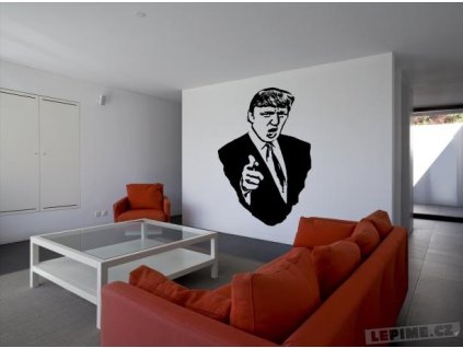 Donald Trump (Barva 070 - Černá, Velikost 45x70cm)