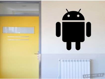 Android (Barva 070 - Černá, Velikost 25x30cm)