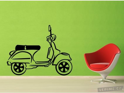 Vespa (Barva 070 - Černá, Velikost 120x90cm, Varianta Levá)