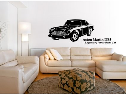 Aston Martin DB5 (Barva 070 - Černá, Velikost 100x50cm)
