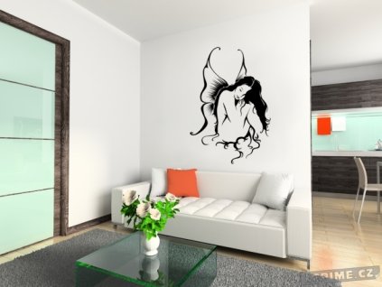 Víla (Barva 070 - Černá, Velikost 110x150cm, Varianta Levá)