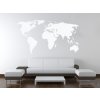 Mapa světa (Barva 070 - Černá, Velikost 150x80cm)