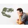 Tyrannosaurus (Barva 070 - Černá, Velikost 30x25cm)