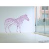 Zebra (Barva 070 - Černá, Velikost 70x50cm, Varianta Levá)