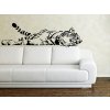 Ležící tygr (Barva 070 - Černá, Velikost 100x35cm, Varianta Levá)