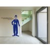 Charlie Chaplin (Barva 070 - Černá, Velikost 65x163cm)