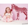 Zebra 2 (Barva 070 - Černá, Velikost 80X80cm, Varianta Levá)