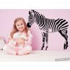 Zebra 2 (Barva 070 - Černá, Velikost 80X80cm, Varianta Levá)