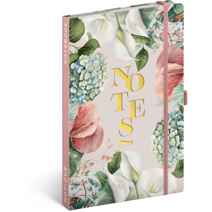 notes lilie linkovany 13 21 cm 210891 44 pink