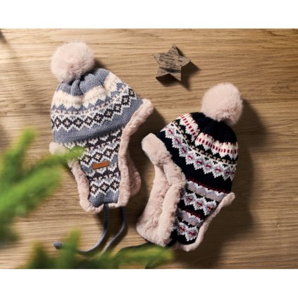 Zimná čiapka s klapkami