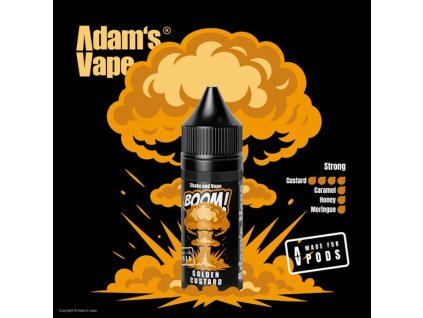 prichut adams vape boom series shake and vape 5ml golden custard