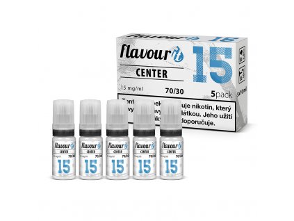 Flavourit CENTER 70/30 Dripper 15 mg, 5x10 ml