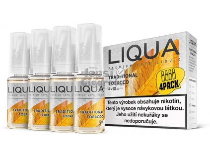 Liqua Elements Tradiční tabák 4x10ml