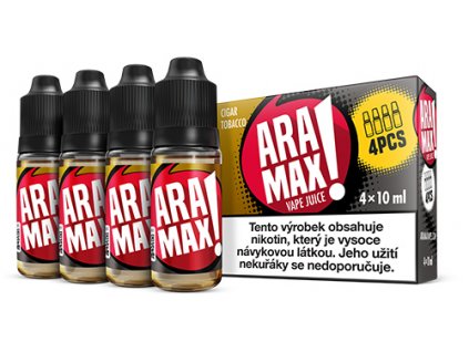 Cigar Tobacco - Aramax liquid - 4x10ml