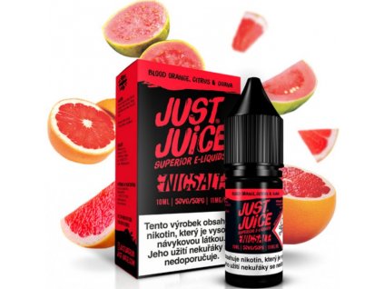 liquid just juice salt blood orange citrus guava 10ml 11mg