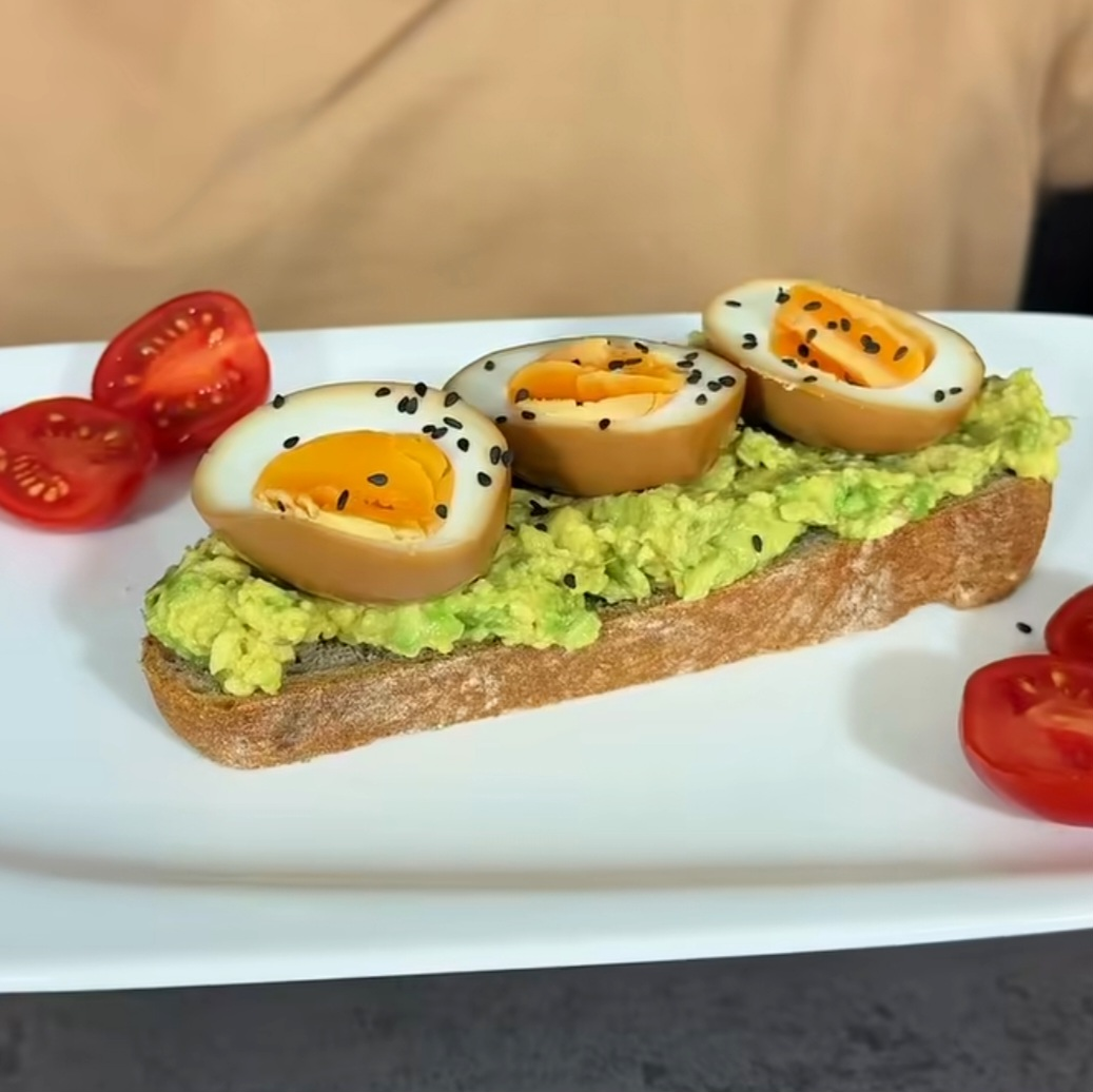 #Korejská vejce na chlebu