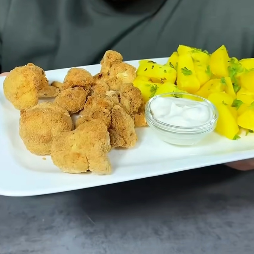 #Obalovaný květák do 5 minut