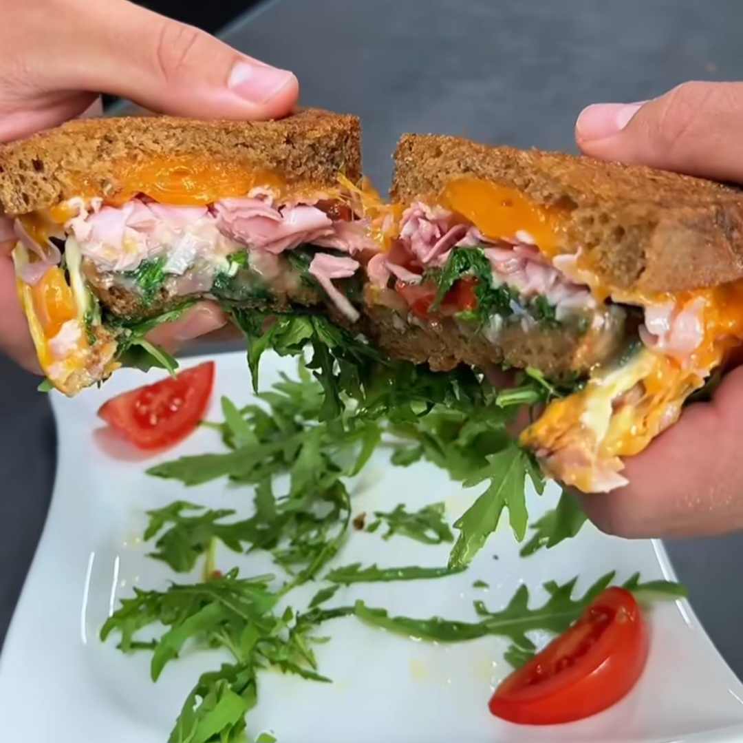 #Plněný opečený chléb