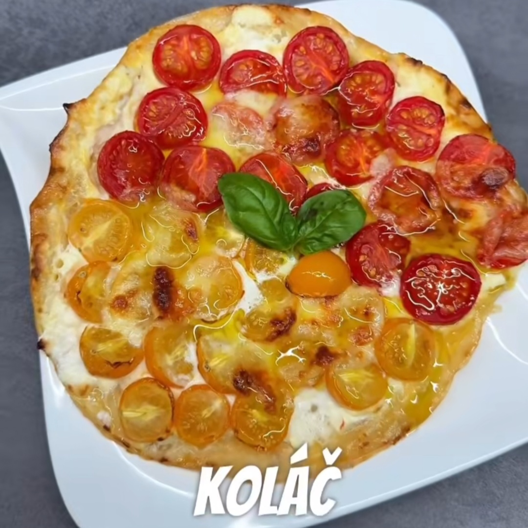 #Rajčatový slaný koláč
