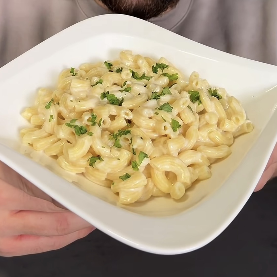 #Těstoviny v hermelínové omáčce