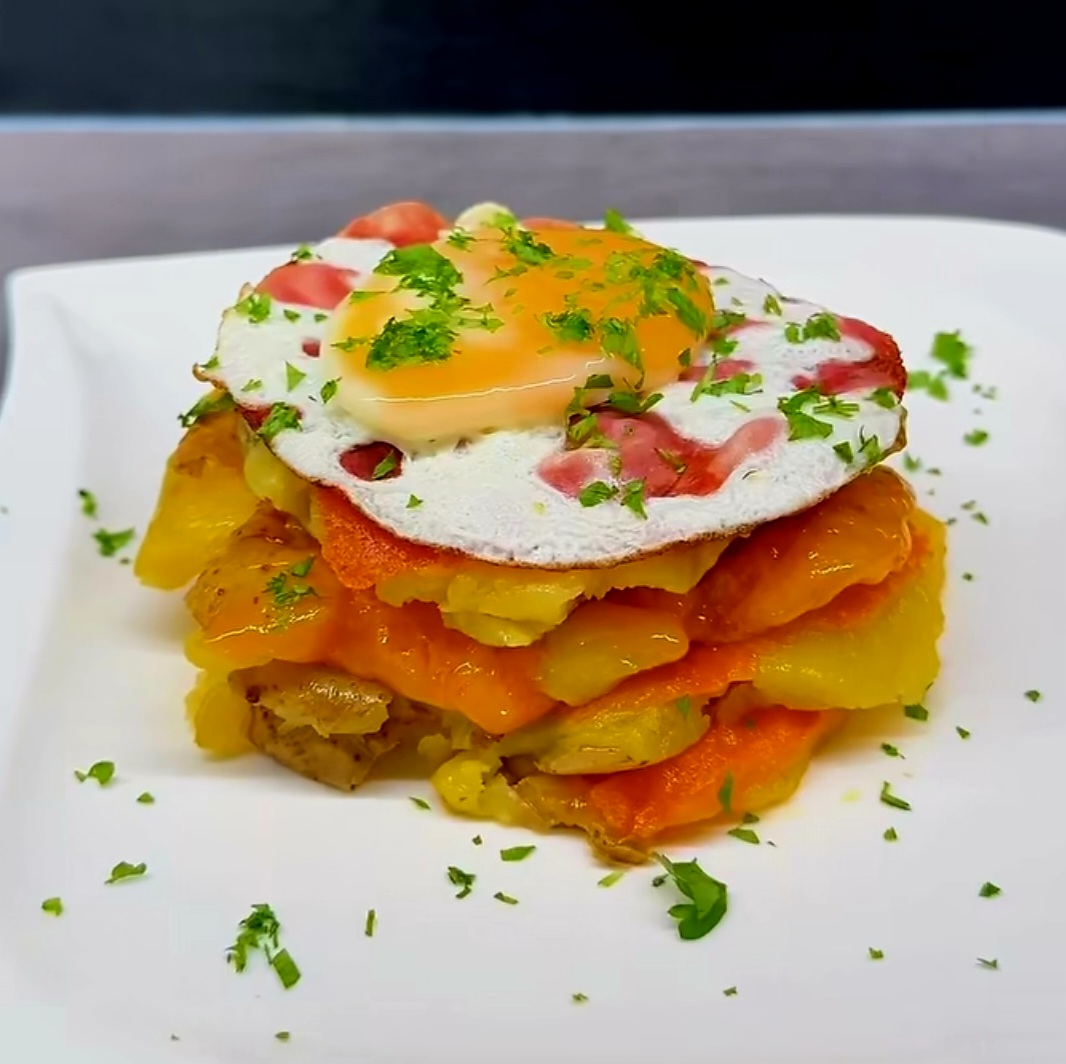 #Vrstvené brambory po farmářsku