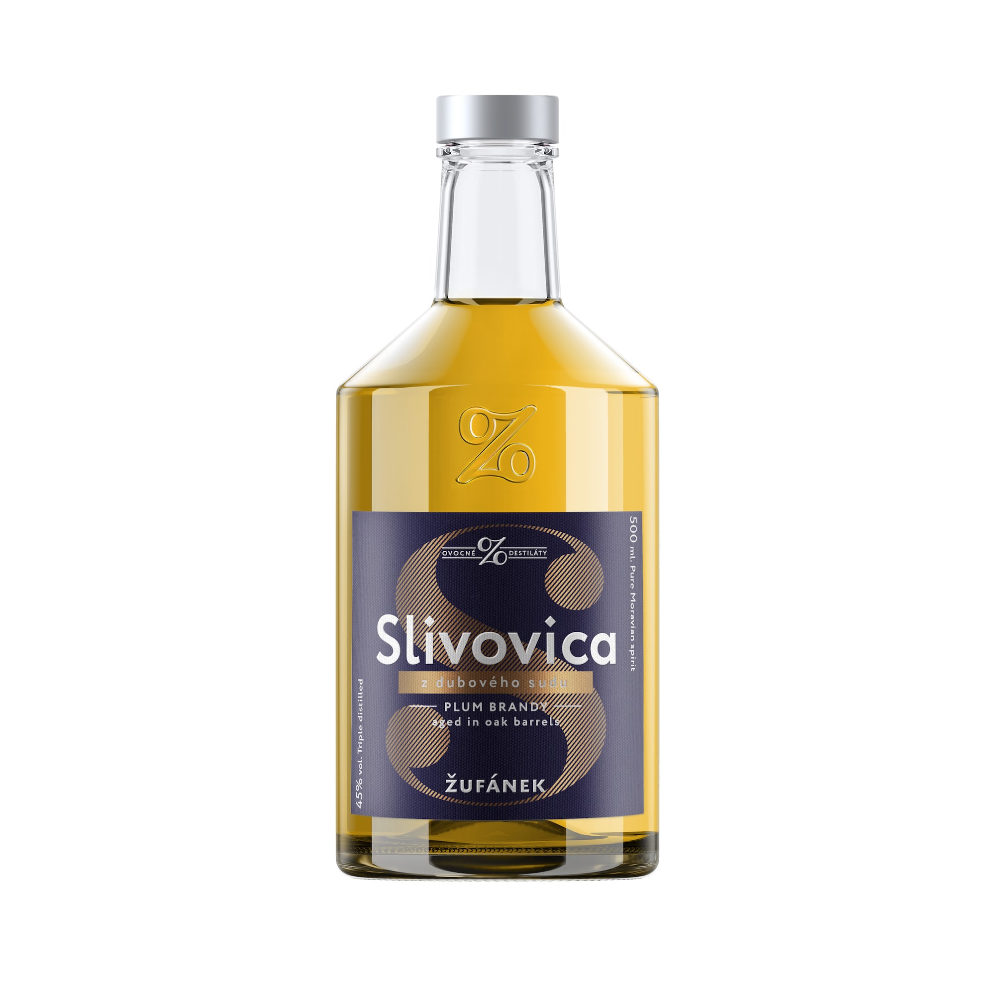 Slivovica z Dubového Sudu 45% 0,5l (holá láhev)