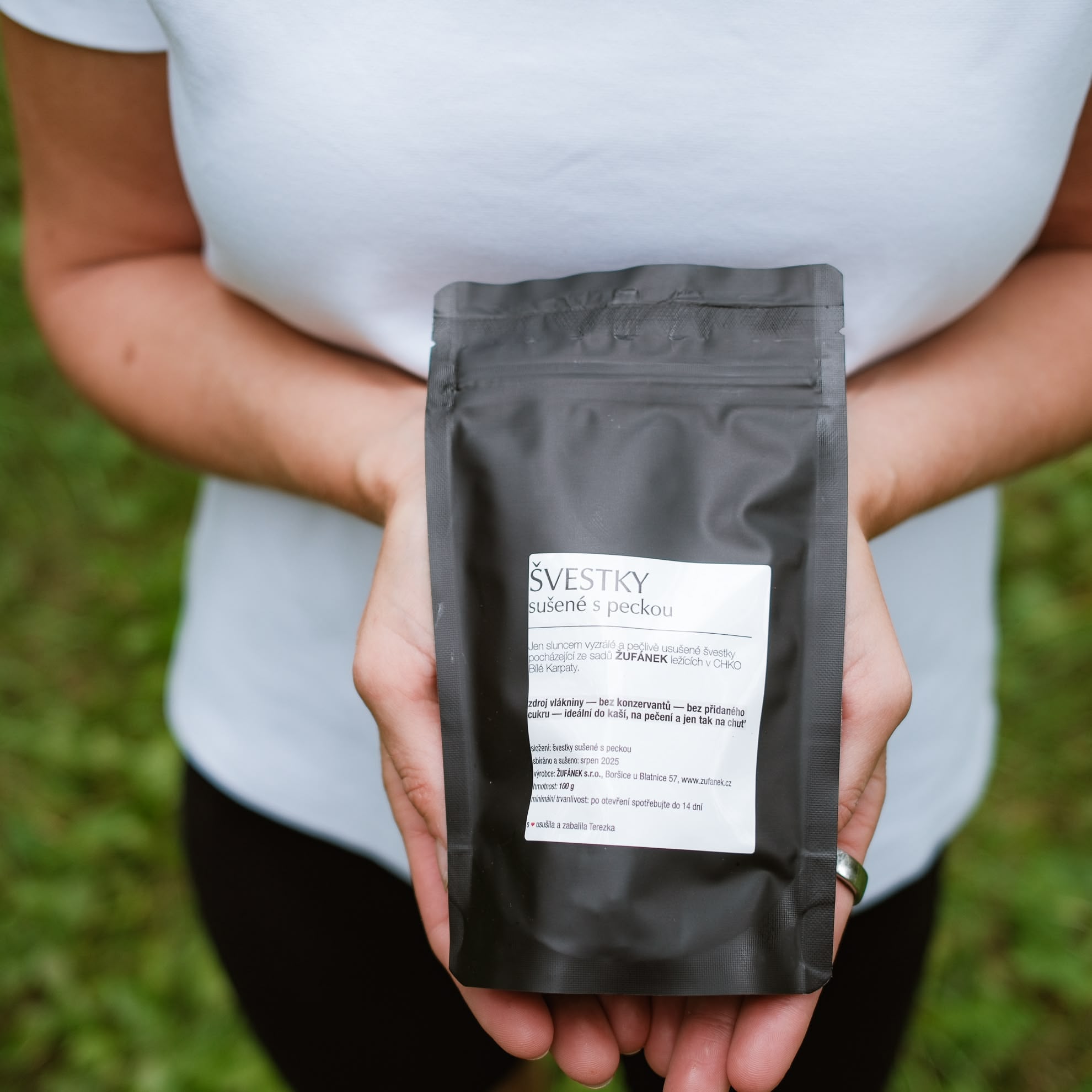 Žufánek Sušené švestky s peckou 100g