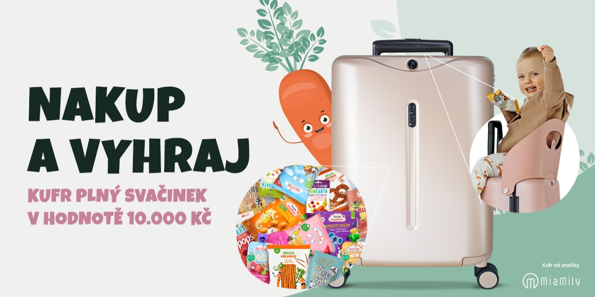 Vyhrajte kufr plný svačin v hodnotě přes 10.000 Kč