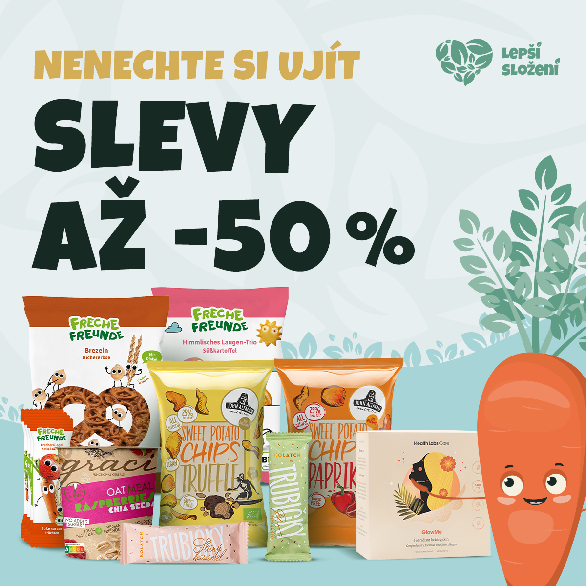 Slevy až 50%