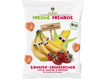 4260249141667 BIO Křupky Kukuřice, banán a jahoda 10x, 12m 25g