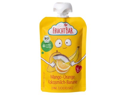 FruchtBar kapsička mango, pomeranč, kokos a banán