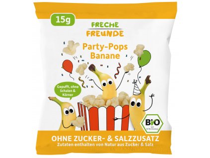 Freche Freunde BIO Banánový popcorn 15g