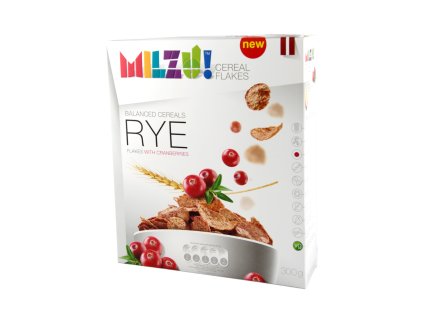 Milzu! PMIL240 Žitné cereálie s brusinkami (300g)