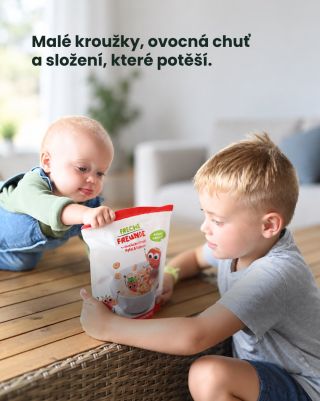 🍓🍏 Jablko, jahoda a pořádná porce křupání. BIO cereální kroužky Freche Freunde jsou bez přidaného cukru a sladkou chuť jim...