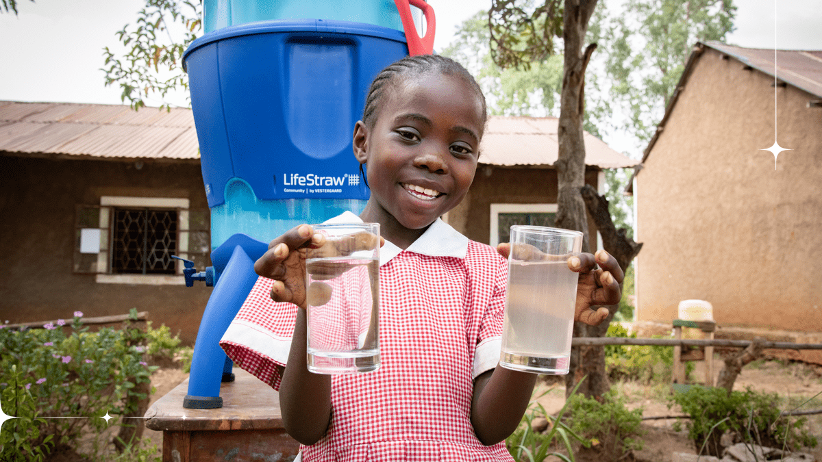 LifeStraw® Program Give Back: 1 zakoupený produkt = pitná voda pro 1 dítě na celý rok