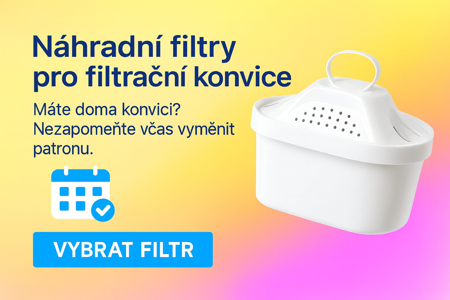 Filtrační patrony pro filtrační konvice