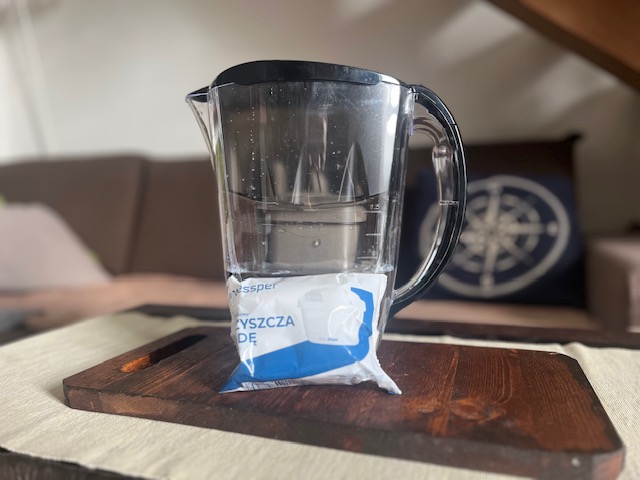 Wessper AquaMax Standard při našem domácím testování ve filtrační konvici
