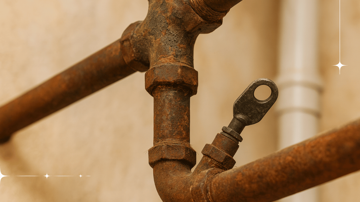 Starší rozvody – možné zdroje rezavého zákalu ve vodě