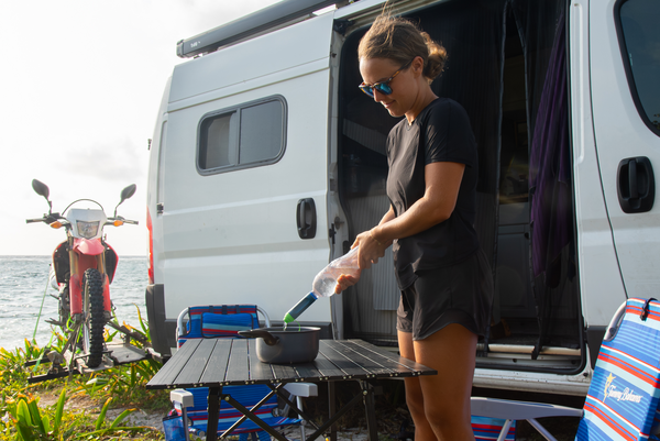 Pití z filtrační lahve