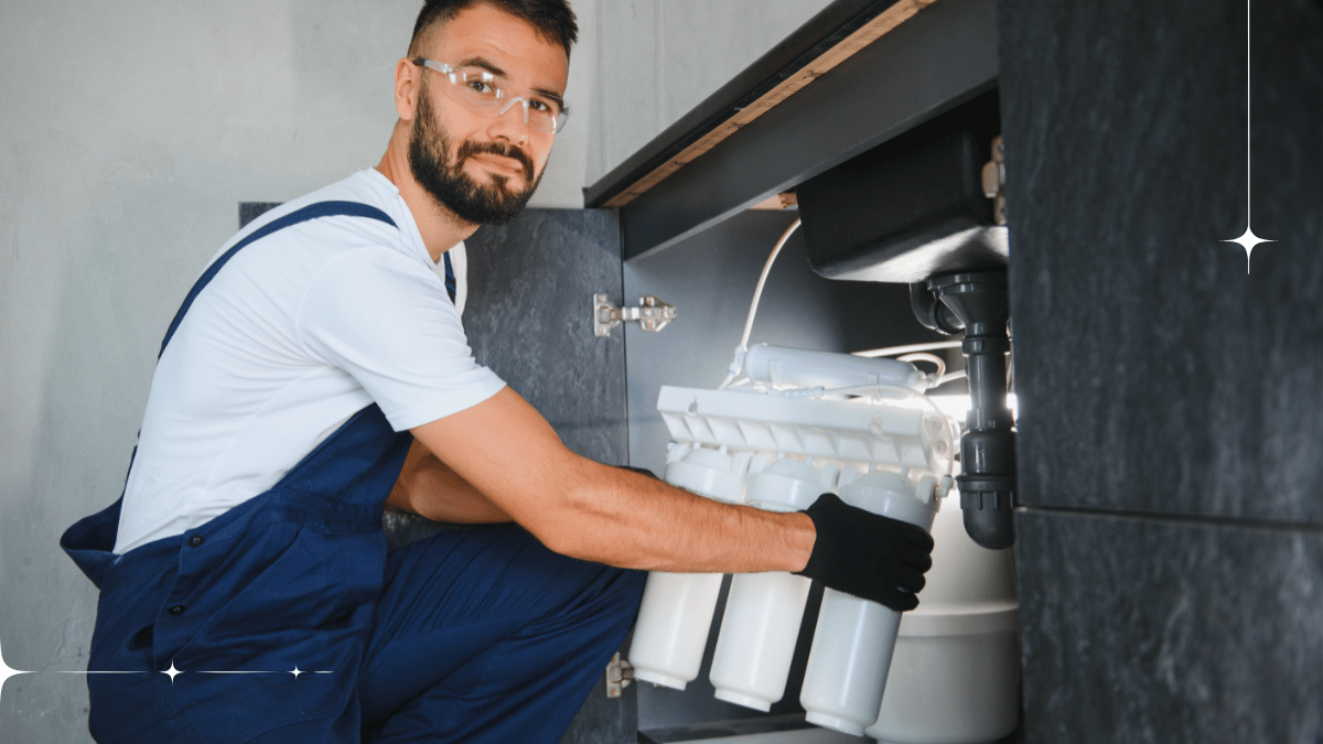 Připojení filtru pod dřez na přívod studené vody