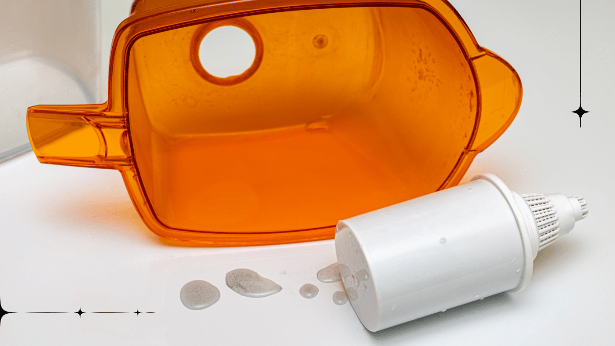 Správné usazení konvicové patrony v nálevce – bez obtékání