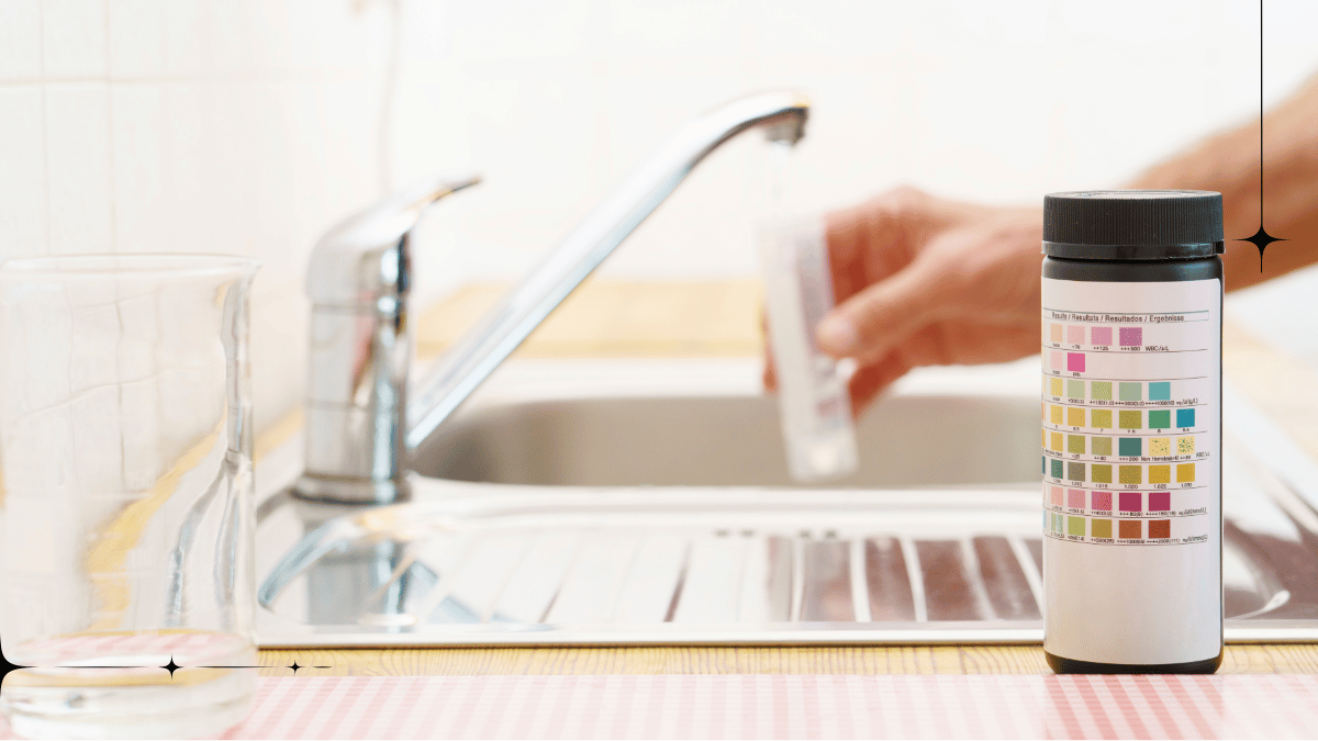 Laboratorní rozbor a sklenice vody – kontrola kvality pitné vody