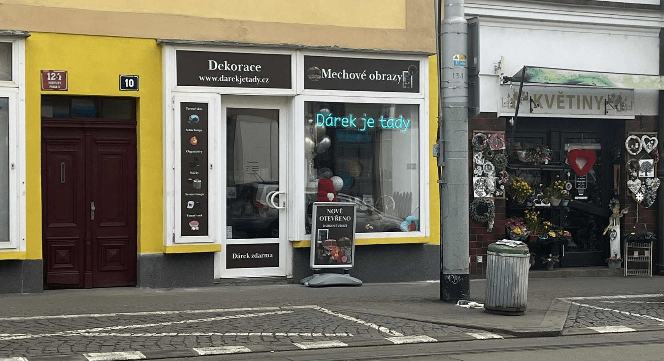 Partnerské výdejní místo – Dárek je tady, Klapkova 124/10, Praha 8